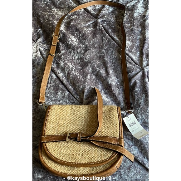 J. Jill Handbags - NWT J. Jill Cognac Crossbody Bag